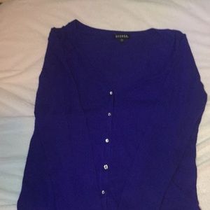 Medium 8 to 10 George sweater.  Dark Royal blue